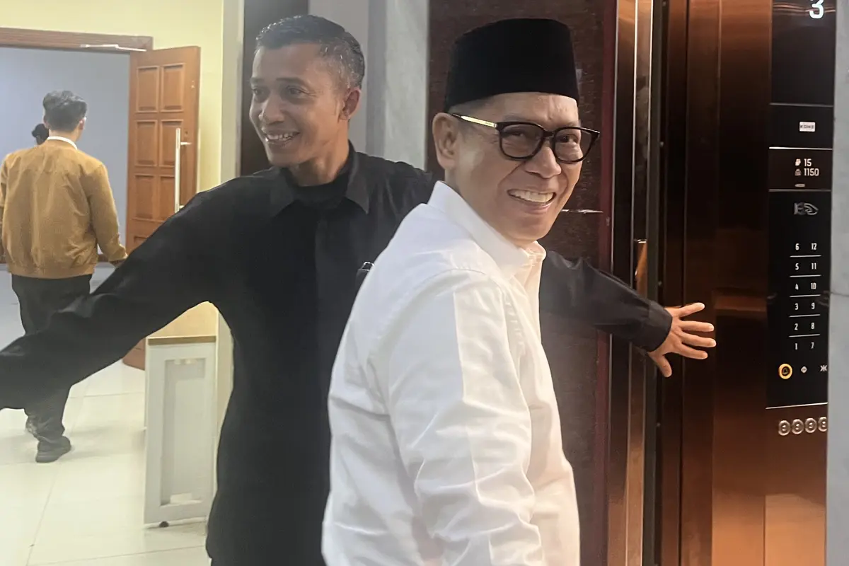 Hakim Konstitusi Adies Kadir di Mahkamah Konstitusi (MK), Jakarta.