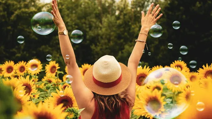 Ilustrasi orang bahagia