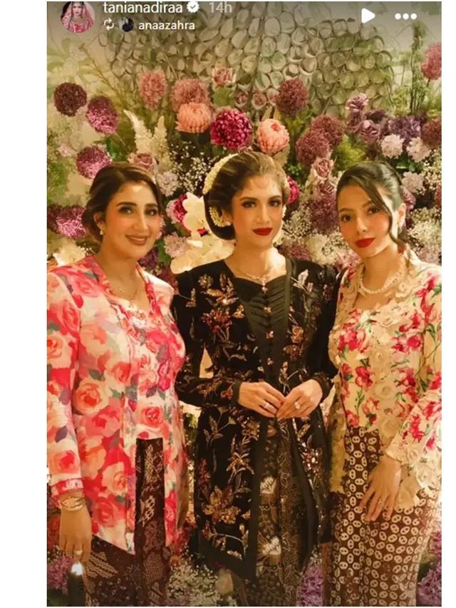6 Potret Tania Nadira di Pengajian & Siraman Adik Ipar, Pakai Gamis dan Kebaya