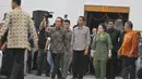 Rombongan Jokowi tiba di gedung bersejarah yang terletak di Jalan Asia-Afrika pukul 13.45 WIB, Bandung, Rabu (11/6/14). (Liputan6.com/Herman Zakharia)