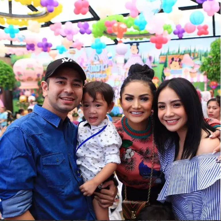 Nagita Slavina hadiri acara ulang tahun anak Krisdayanti, Amora (Foto: Instagram)