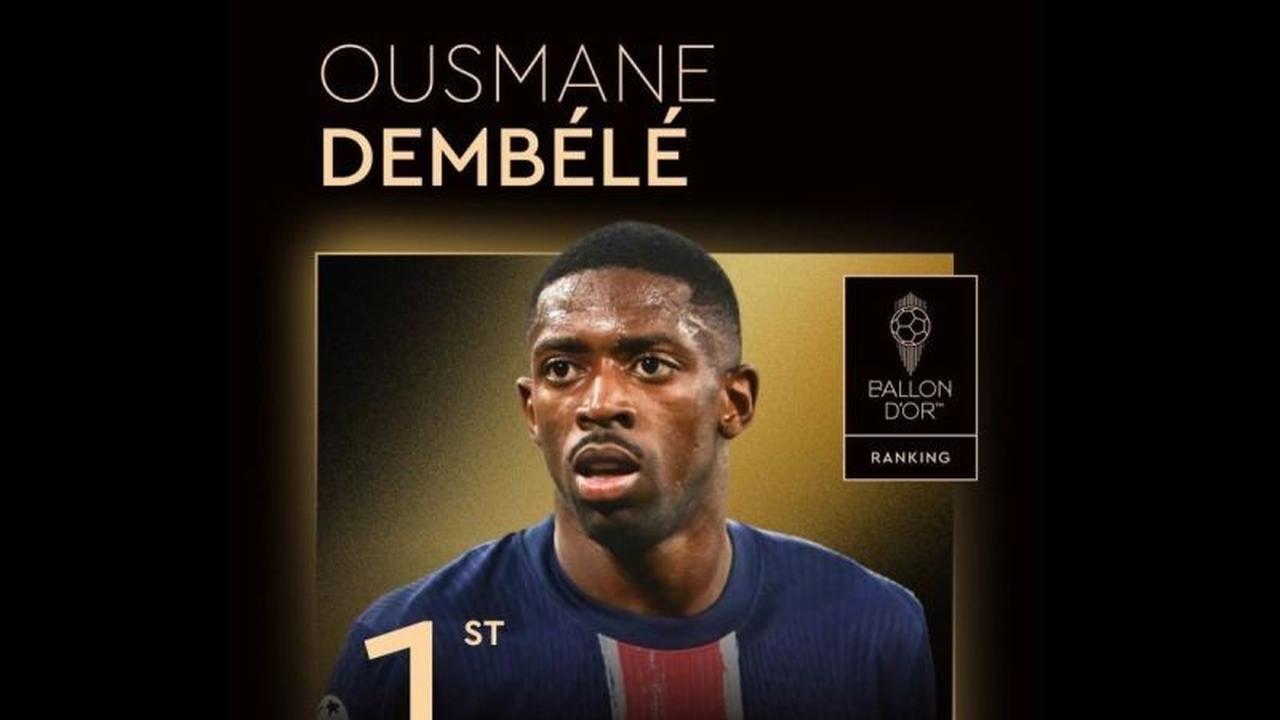 Raih Ballon d'Or 2025, Ousmane Dembele Pimpin Starting XI FIFPro 2025 Bersama Mbappe dan Yamal!