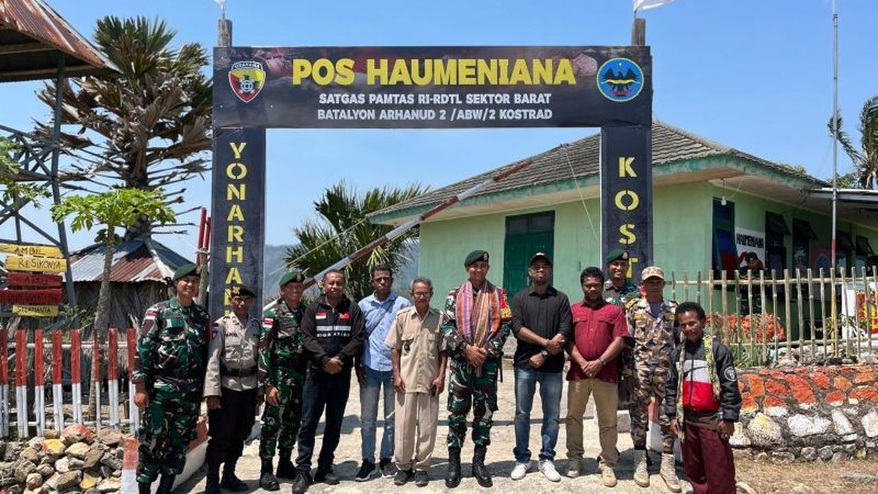 Unik! Jaga Kedaulatan, Sinergi Imigrasi Satgas Pamtas Perkuat Pengawasan Lintas Batas RI-RDTL dengan Pendekatan Kekerabatan