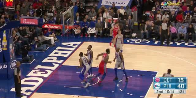 VIDEO : GAME RECAP NBA 2017-2018, 76ers 114 vs Pistons 78