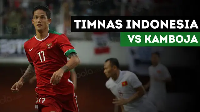 VIDEO: Irfan Bachdim Cetak Gol Pertama Timnas Indonesia Vs Kamboja