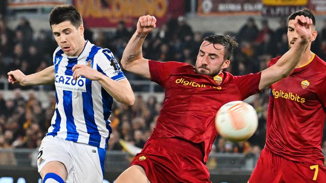 Laga AS Roma vs Real Sociedad di Liga Eropa