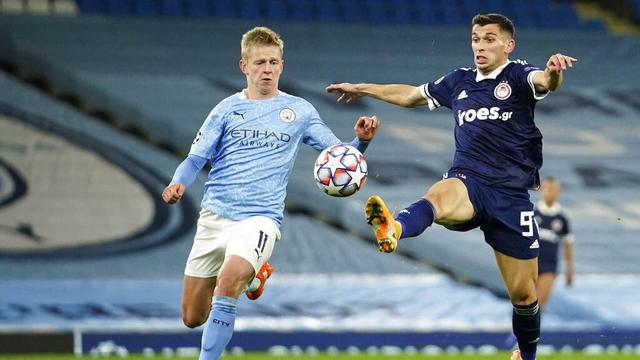 Manchester City Hajar Olympiakos Tiga Gol Tanpa Balas