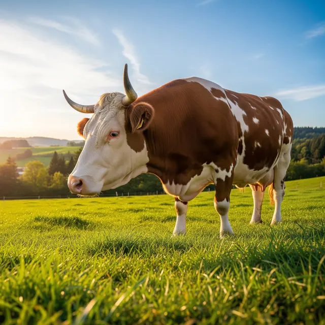Ilustrasi Sapi Simmental
