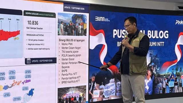 Bulog Salurkan 1.321 Ton Beras untuk Korban Gempa NTT