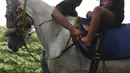 Sewa kuda tunggang ini hanya untuk anak-anak. (merdeka.com/Imam Buhori)