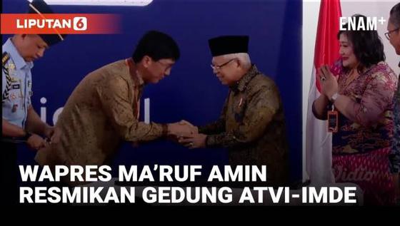 VIDEO: Wakil Presiden RI Ma’ruf Amin Resmikan Gedung Baru ATVI-IMDE