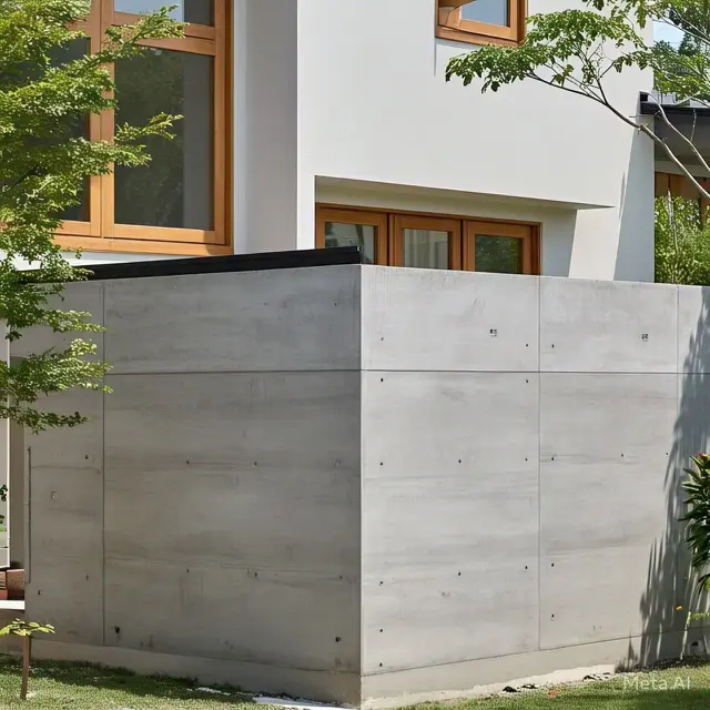 Rumah Kombinasi Dinding Tembok dan GRC