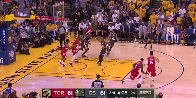 VIDEO: Highlights Game 4 Final NBA 2019, Raptors Vs Warriors 105-92