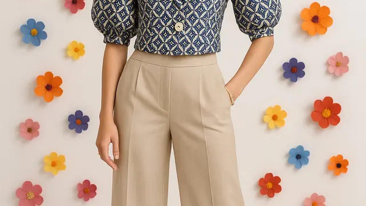 7 Model Blazer Batik Lengan Puff Crop, Feminin Tapi Tetap Edgy