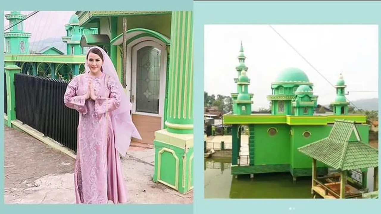 Sukses Jadi Penyanyi, Nita Thalia Bangun Masjid di Tiga Kota Ini 5 Potretnya