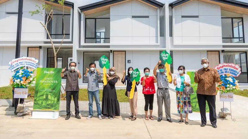 Perumahan modern Rolling Hills Karawang mulai melakukan serah terima unit rumah kepada konsumen. (Dok MPU)