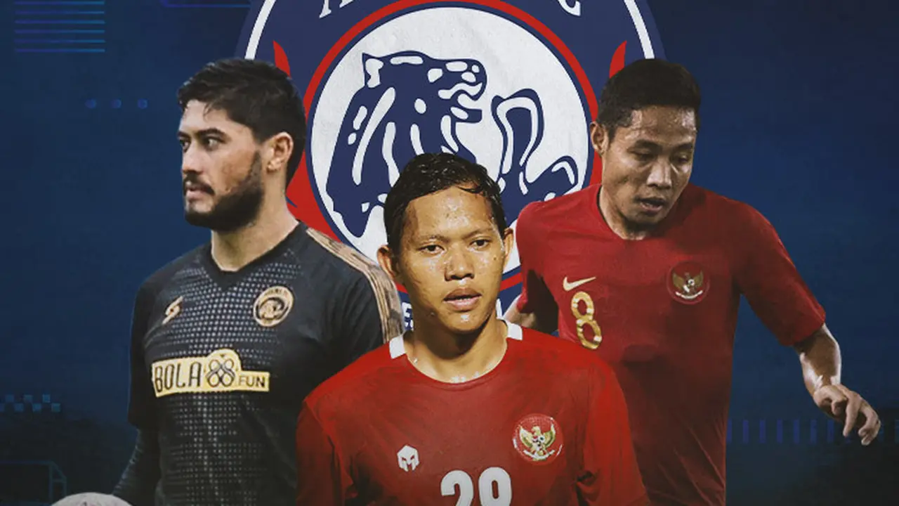 Arema FC - Adilson Maringa, Evan Dimas, Adam Alis