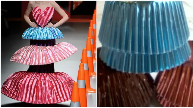 Pakaian Unik Jadikan Manusia Mirip Furnitur