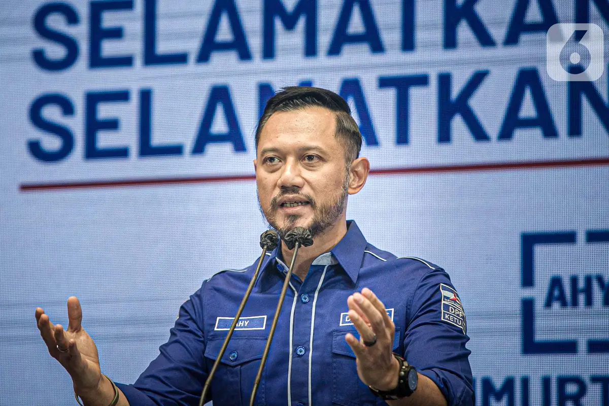 FOTO: AHY Berikan Tanggapan Terkait KLB Demokrat