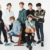 Kependekan dari grup vokal Bangtan Boys asal Korea Selatan.