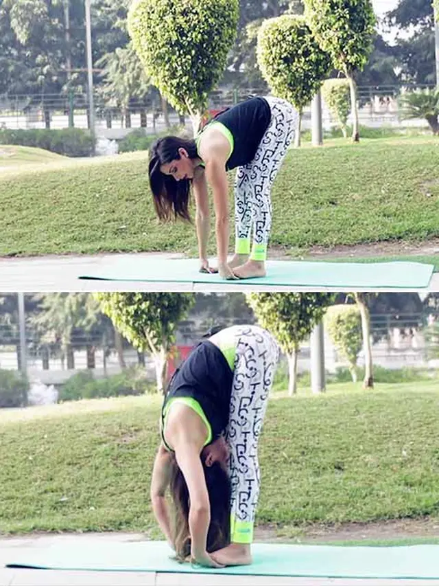 Pose Tangan di Bawah Kaki