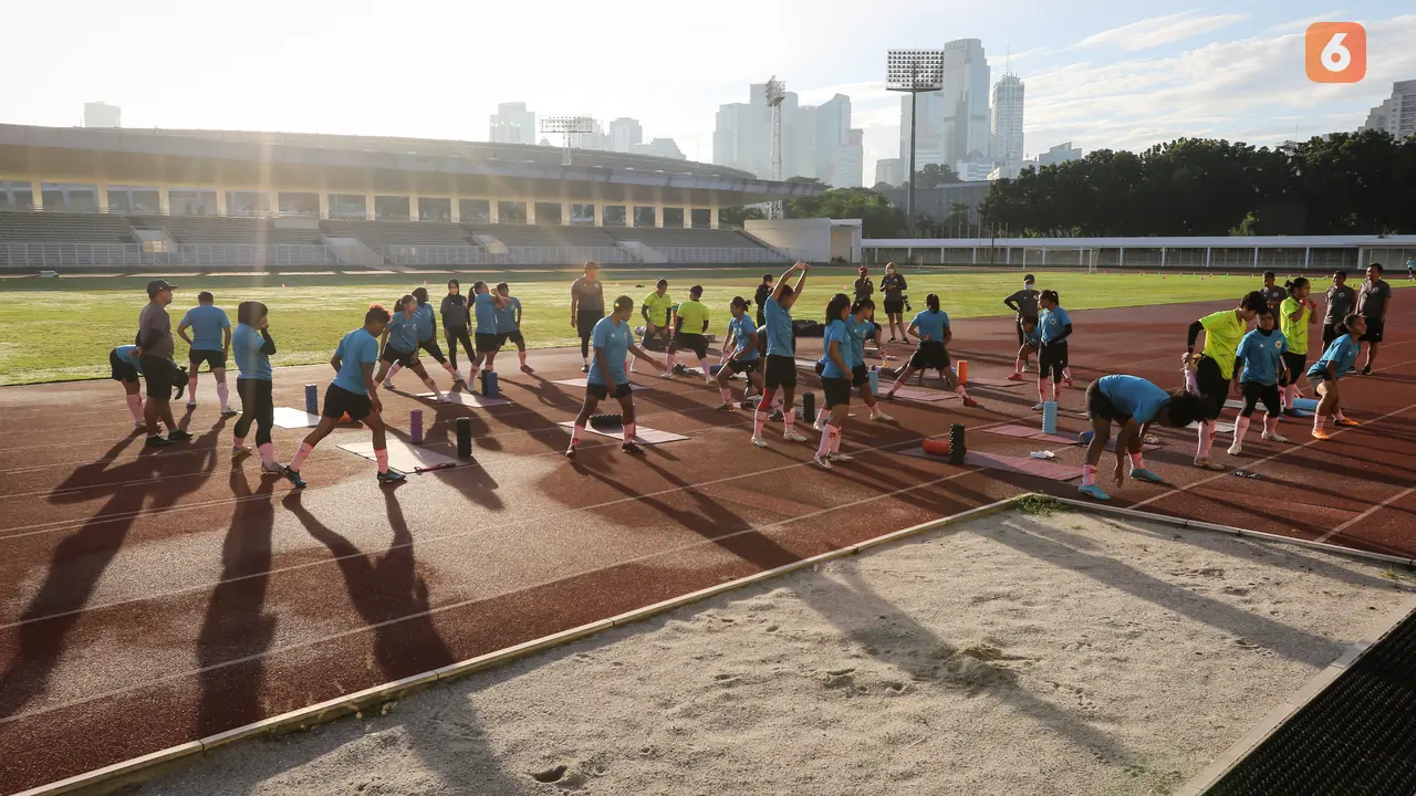 Foto: Songsong Piala Asia Wanita 2022, Timnas Wanita Indonesia Giatkan Latihan