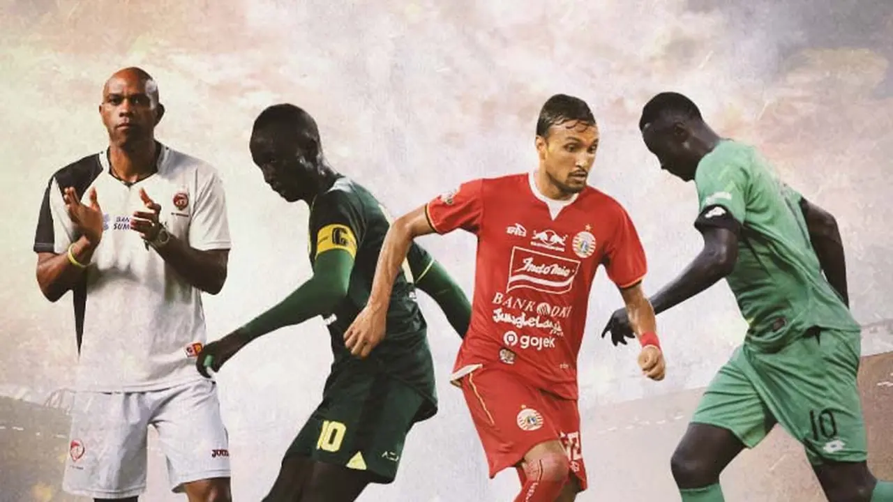 Ilustrasi - Pemain Antah Berantah yang Sukses di Indonesia: Keith Kayamba Gumbs, Makan Konate, Rohit Chand, Ezechiel N'Douassel