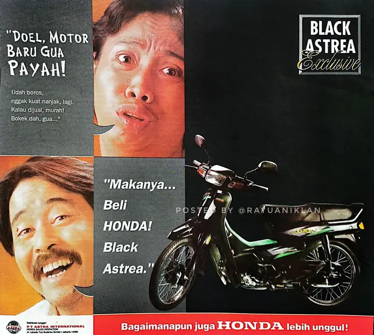 11 Potret Iklan Brosur Motor Zaman Dulu yang Bikin Nostalgia, Ada yang