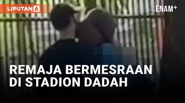 Miris, Sepasang Remaja Terekam Kamera Bermesraan di Stadion Dadaha