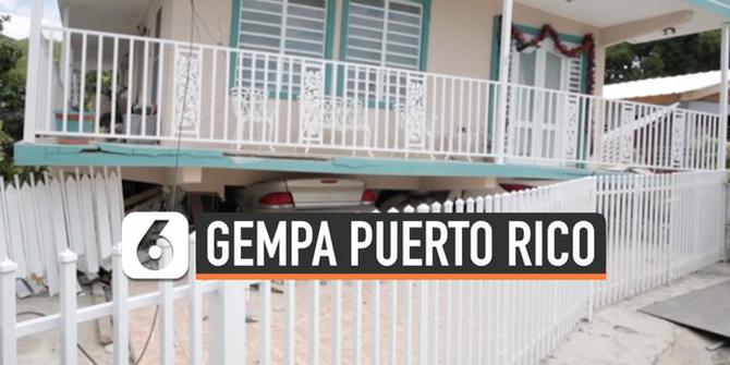 VIDEO: Gempa Magnitudo 5,8 Guncang Puerto Rico