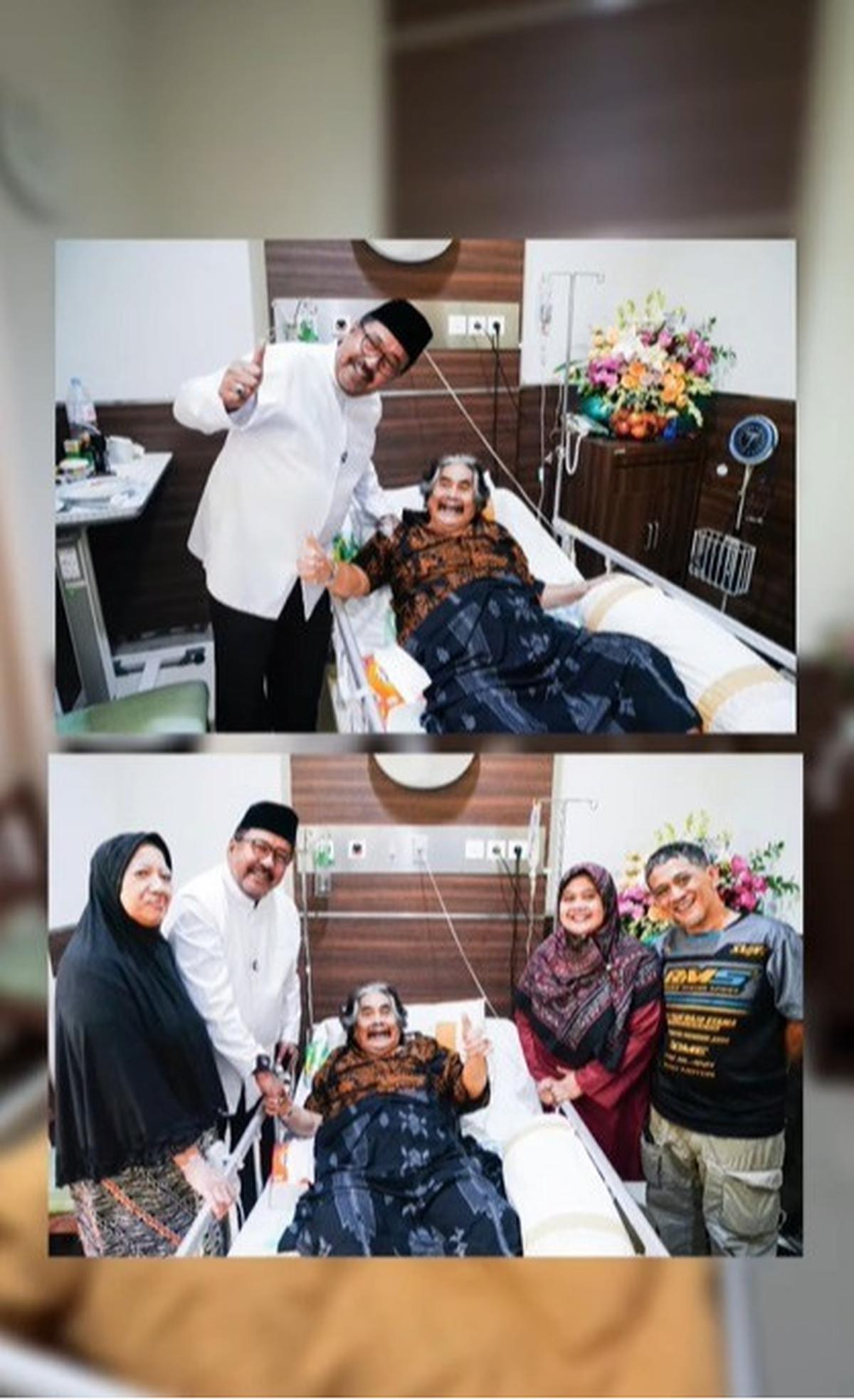 Girangnya Jaja Miharja Ditengok Wagub Jakarta di Rumah Sakit, Bang Doel Sampai Cium Tangan