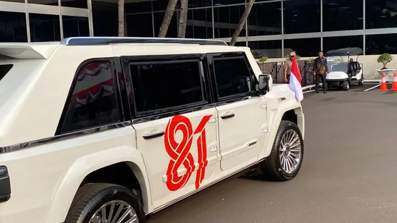Mobil Maung Prabowo dan Gibran Tampil Beda di Sidang Tahunan MPR
