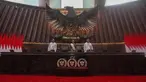 Sejumlah pegawai melakukan gladi kotor persiapan pidato presiden di Kompleks Parlemen, Senayan, Jakarta, Rabu (13/8/2025). (merdeka.com/Arie Basuki)