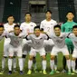 Timnas Mongolia U-22 sebelum melawan Timnas Thailand U-22, Rabu (19/7/2017),  Suphacalasai National Stadium, Bangkok. (Bola.com/Dok. MFF)