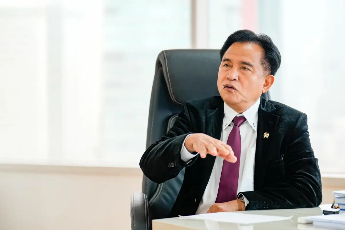 Menteri Koordinator Bidang Hukum, Hak Asasi Manusia, Imigrasi, dan Pemasyarakatan (Menko Kumham Imipas), Yusril Ihza Mahendra