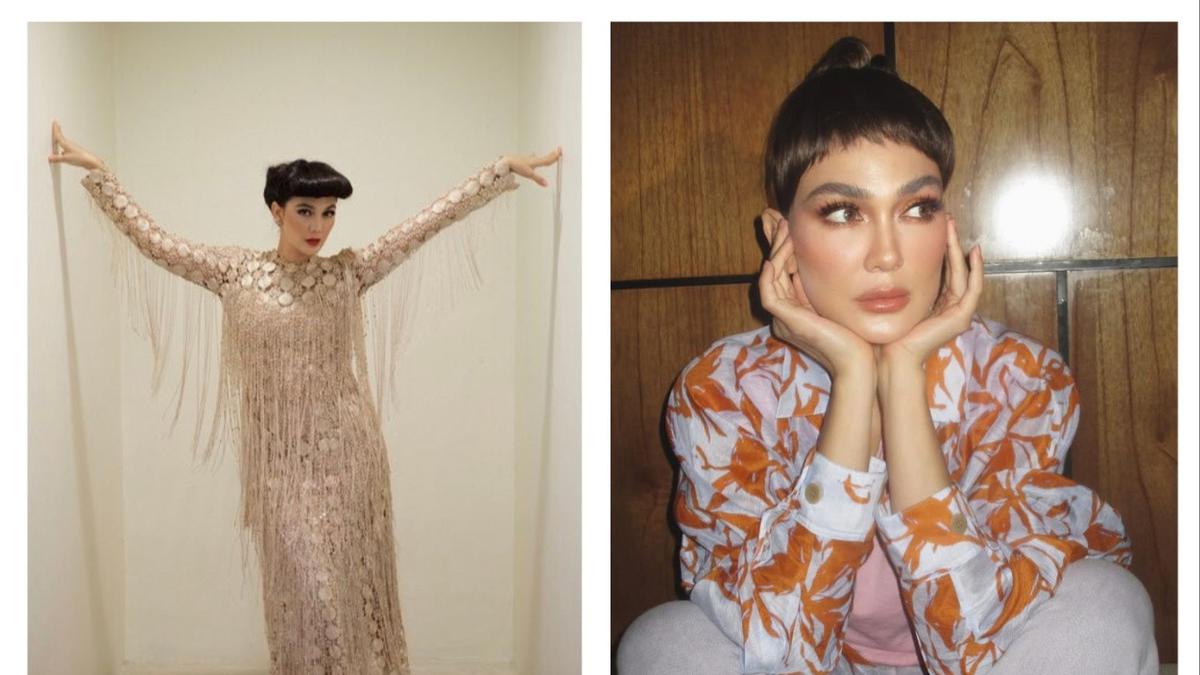 10 Inspirasi Model Rambut Poni ala Luna Maya, Tampilan Fresh Bak ABG