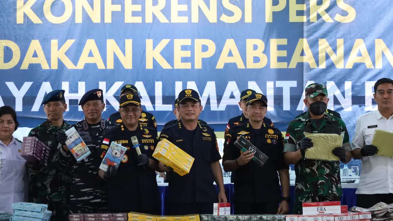 Bea Cukai di Kalimantan Barat telah melakukan pengawasan secara signifikan selama 2025. (Foto: Bea Cukai)
