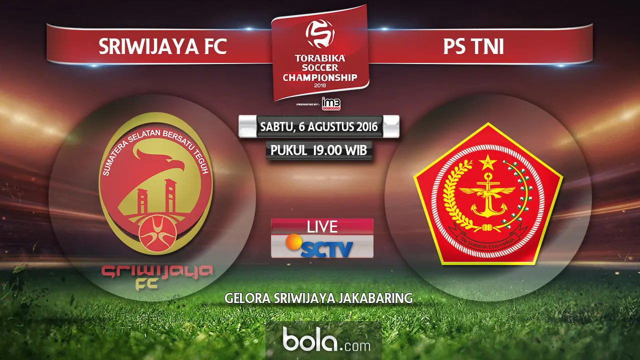 Sriwijaya FC Vs PS TNI (Bola.com/Adreanus Titus)
