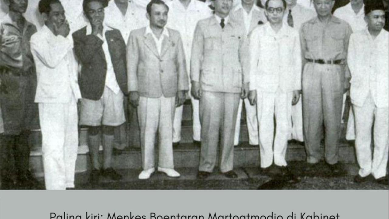 Presiden Soekarno menunjuk langsung Boentaran sebagai Menteri Kesehatan Pertama RI Kabinet Presidensial.