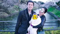 6 Potret Syahrini Menikmati Musim Semi di Jepang, Tetap Stylish