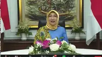 Istri Wakil Presiden Ma'ruf Amin, Wury Ma'ruf Amin saat acara peringatan Hari Ibu yang digelar oleh Mitra Seni Indonesia secara virtual (Dok.Mitra Seni Indonesia)