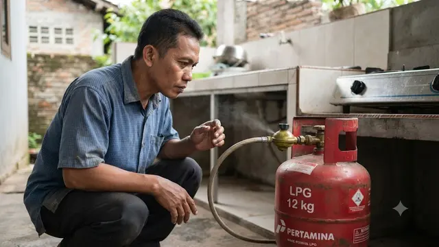 Tabung gas mendesis