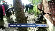 Dua remaja pria tewas terbakar saat mengendarai motor. Api diduga berasal dari tumpahan bensin tangki motor.