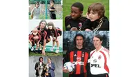 Deretan foto yang memperlihatkan dinasti Maldini saat berada di AC Milan.