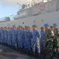 Pemberangkatan Satgas ini dilakukan di dermaga Satrol Pangkalan Utama TNI Angkatan Laut (Lantamal) VIII, Kota Bitung, Sulut, pada Rabu (24/4/2024).