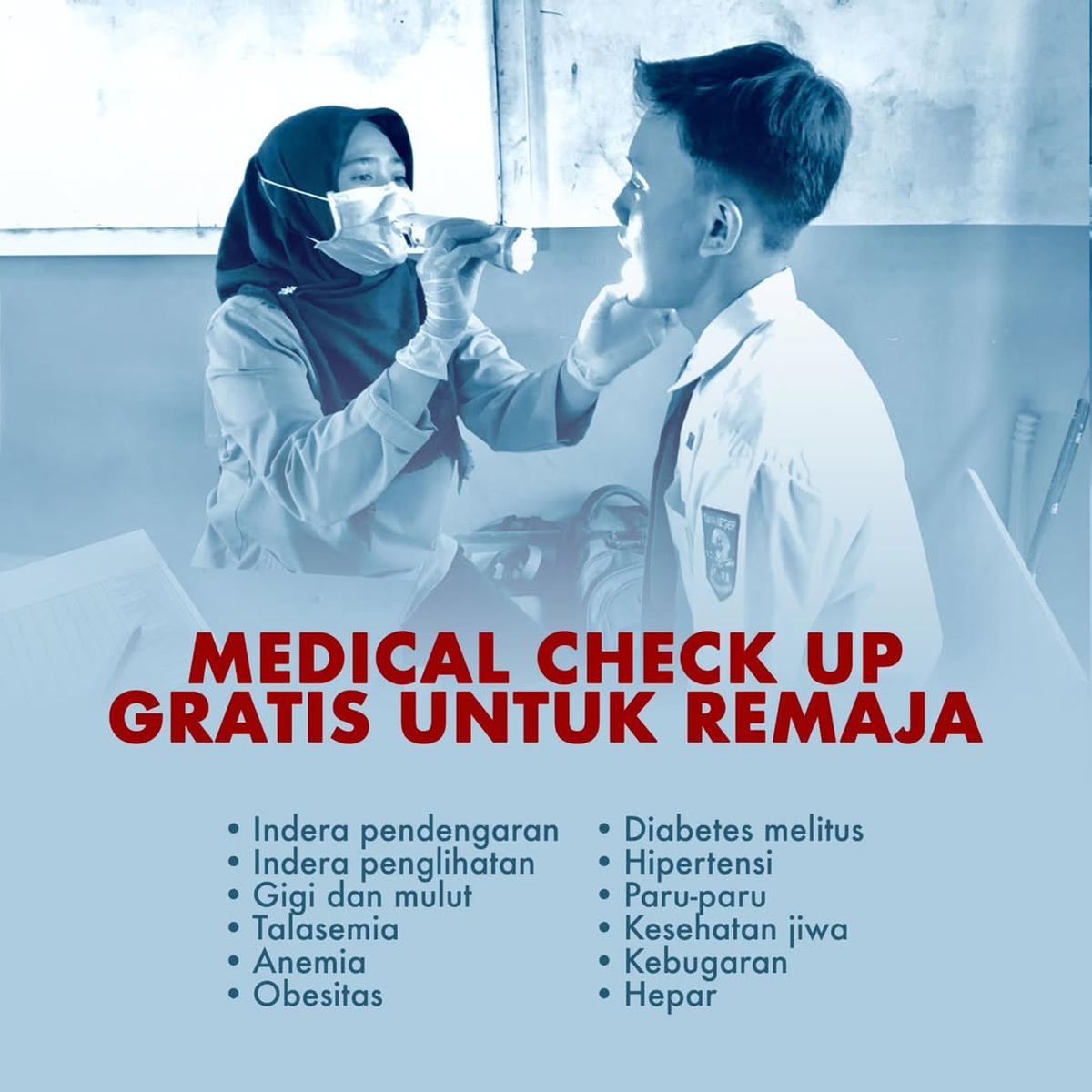 Kategori Medical Check Up Gratis dari Presiden Prabowo, Perhatikan Tiap Tes yang Diberikan