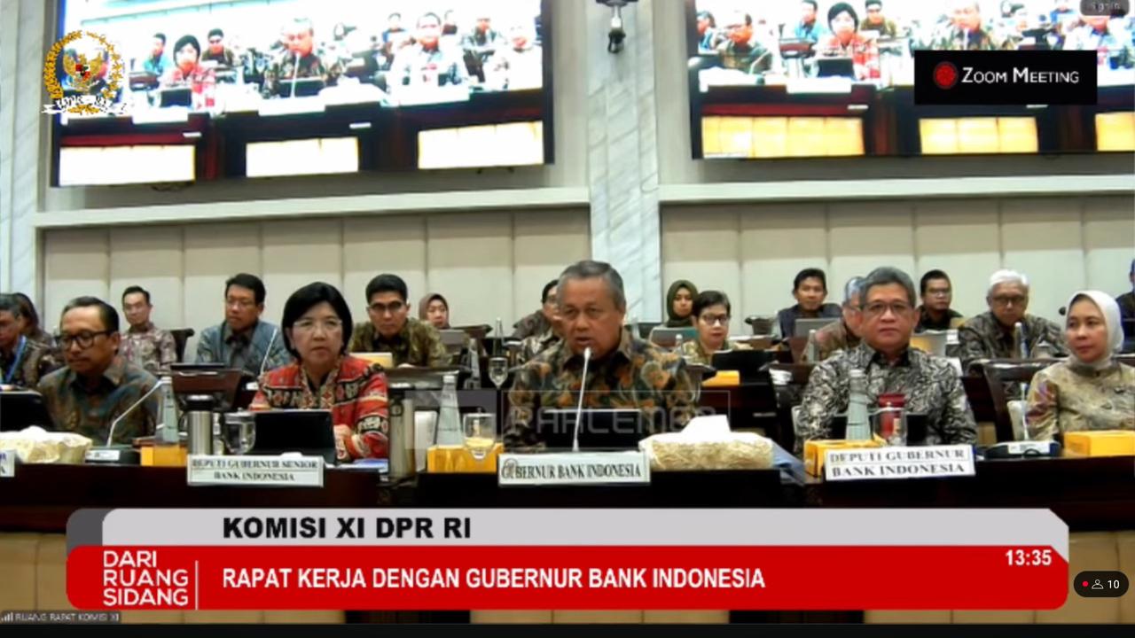 Gubernur Bank Indonesia Perry Warjiyo. (Foto: tangkapan layar/Tira Santia)