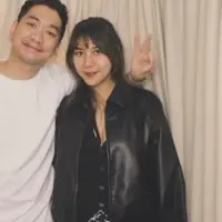 Adinda Thomas saat Umumkan Kehamilan Anak Pertama bersama suami. [@adindathomas]