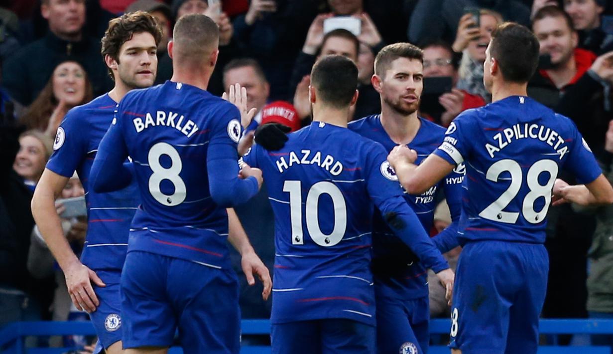 10. Chelsea memiliki rating bintang lima dengan overall rating 83. (AFP/Ian Kington)