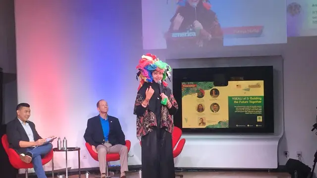 Ranitya Nurlita alumni YSEALI dari Indonesia ini punya inisiatif untuk isu lingkungan. (Liputan6.com/Teddy Setio Berti)